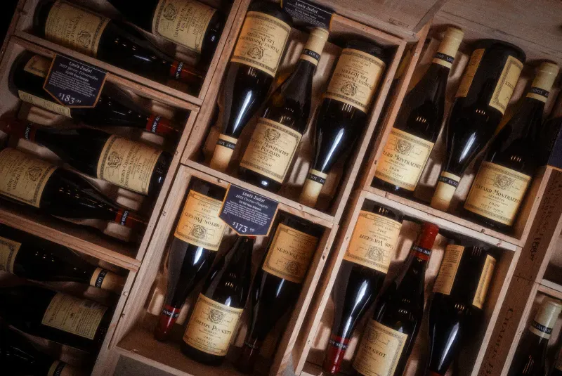Wine cellar at Jungle Jim’s