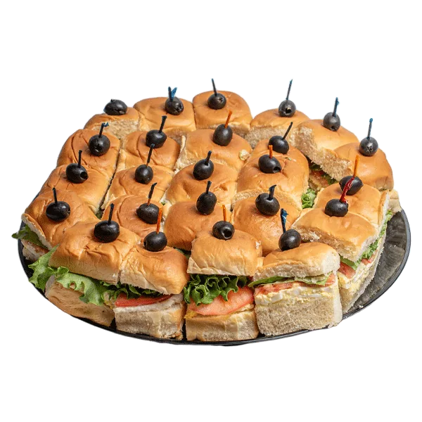 Deli salad sandwiches party tray