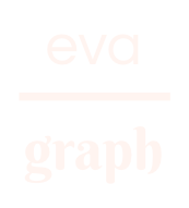 Logo eva graph en beige, rappel de la charte graphique du site
