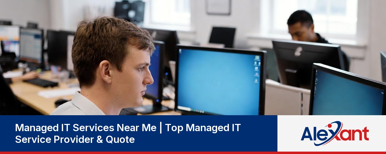 IT security agent working on his powerhouse software.