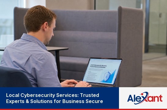 IT security agent working on his powerhouse software.