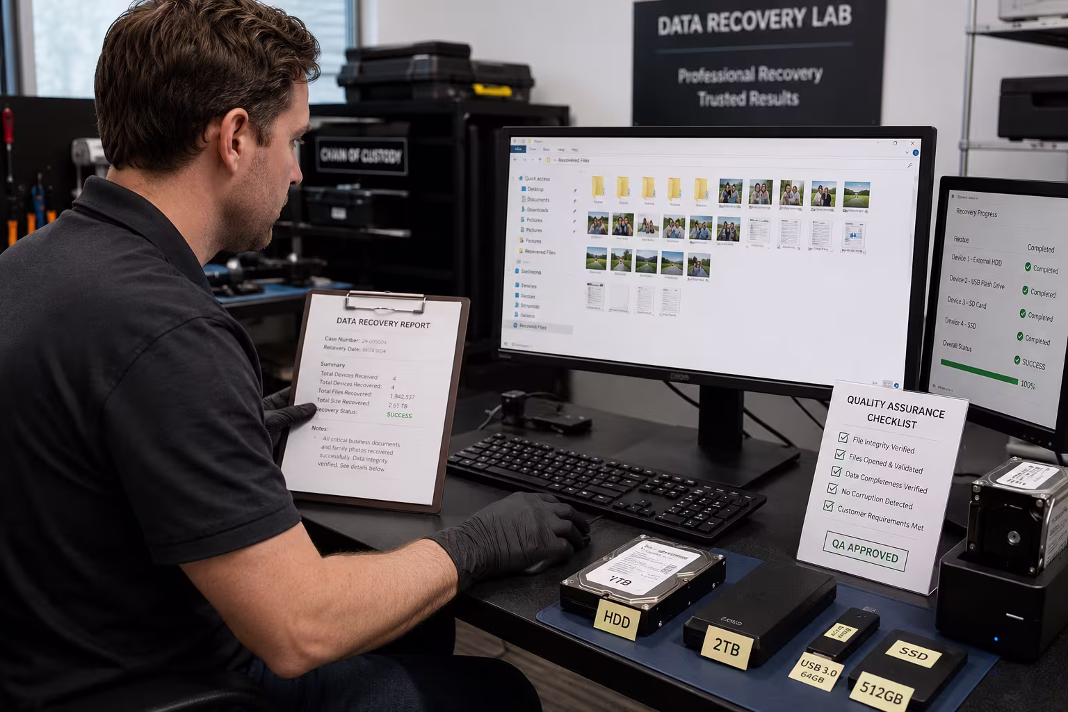 Professional Data Recovery Service: Hard Drive & Best