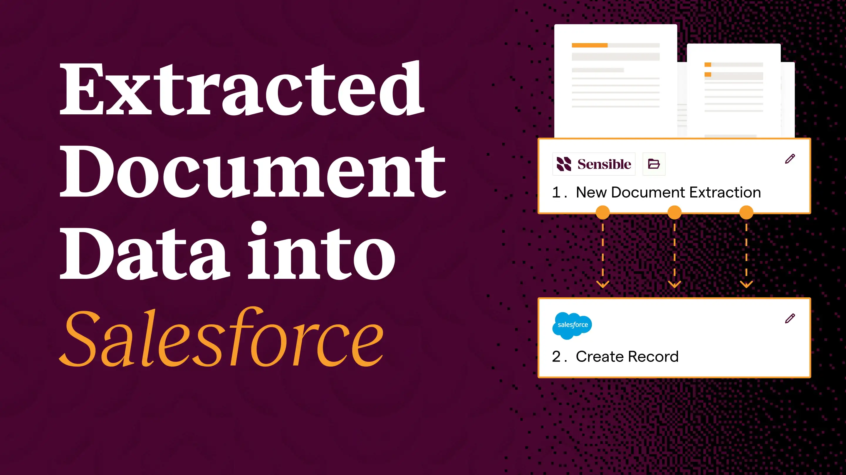 Document data being extracted using Sensible and sent to Salesforce