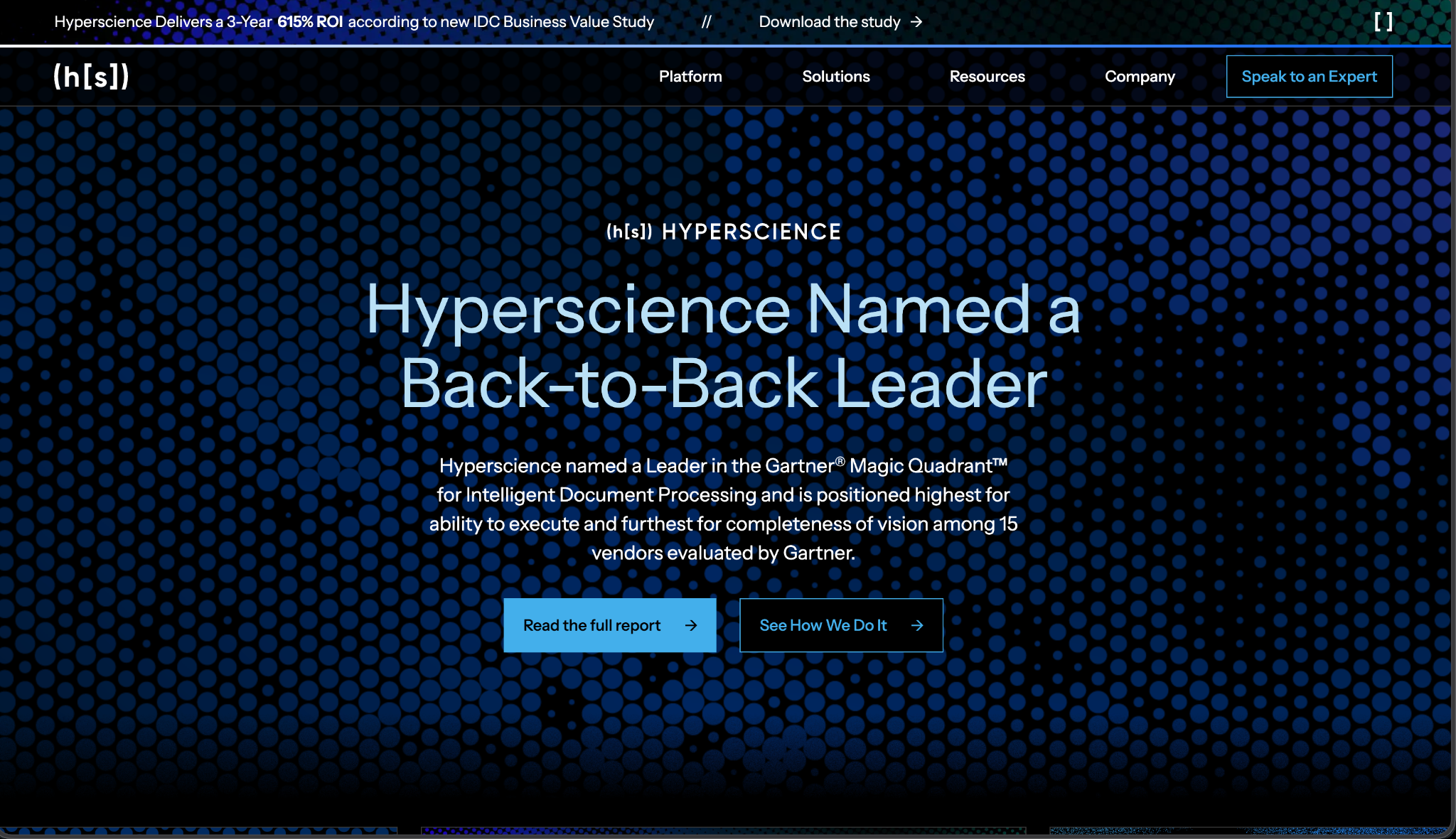 Hyperscience intelligent document processing platform for enterprise-scale automation