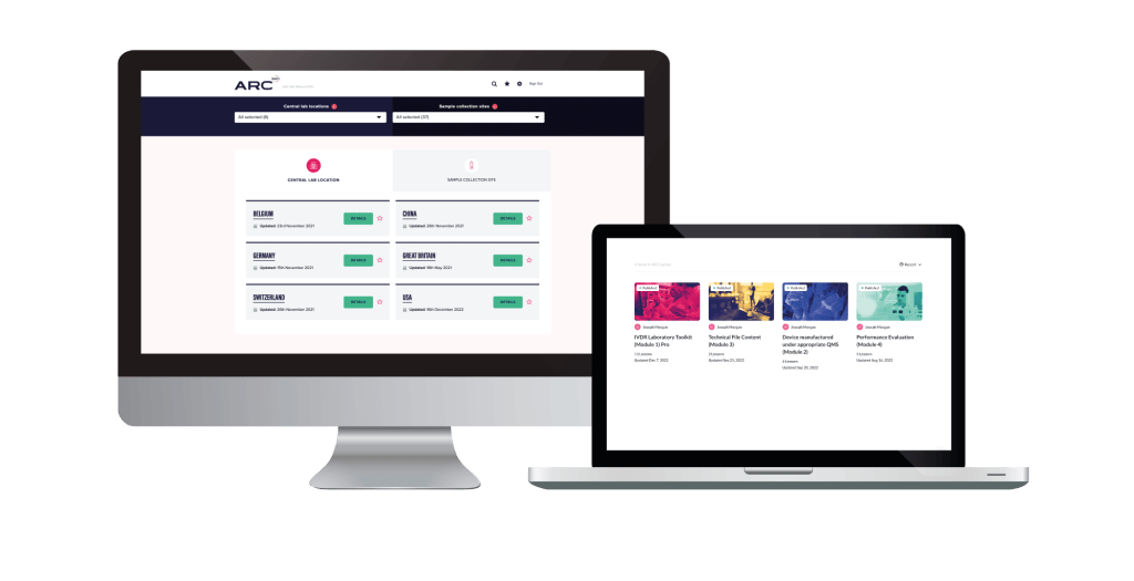 ARC360 Platform User Interface