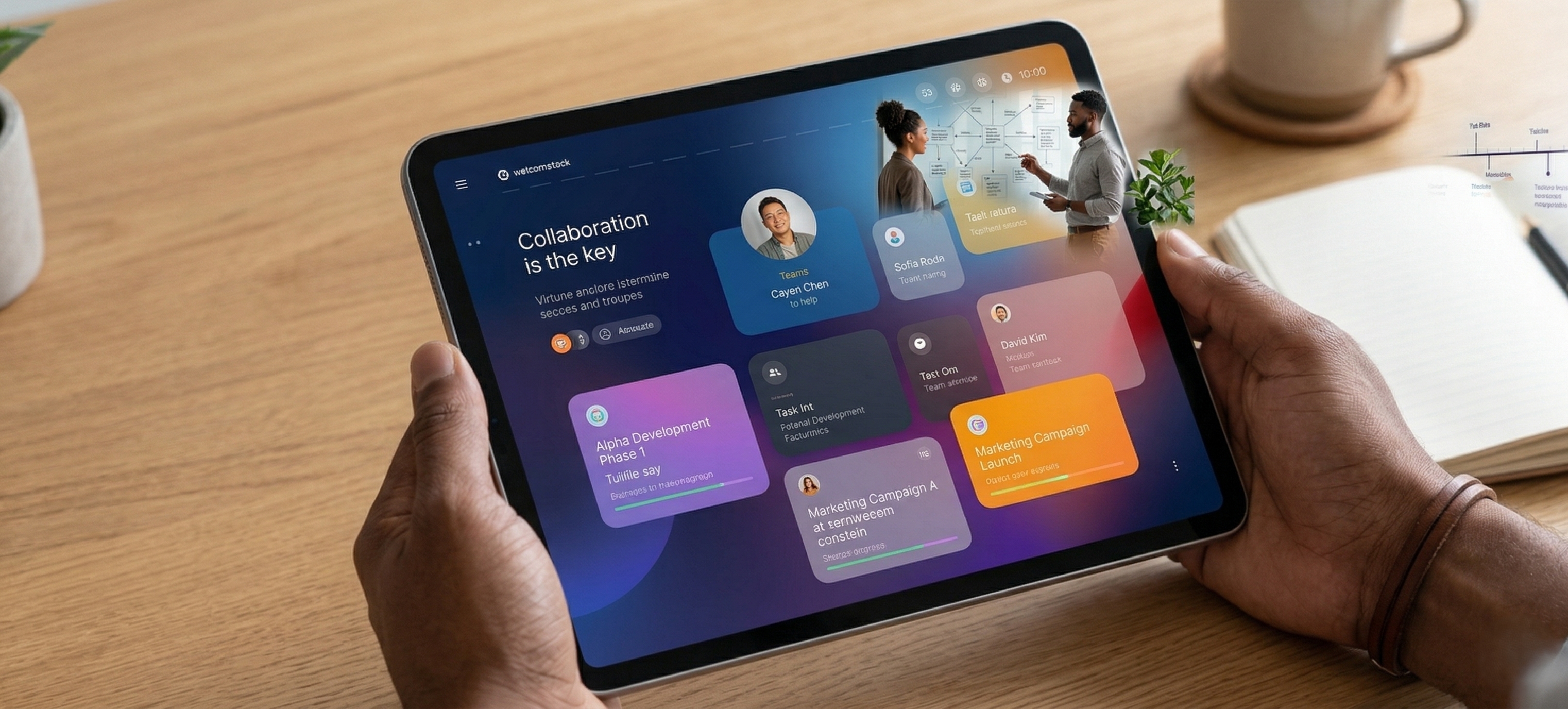 image of tech solutions demonstration (for a hr tech)