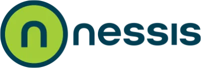 Nessis logo with a green lowercase n inside a circle beside the word nessis