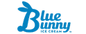 Blue Bunny brand logo with stylized blue text and bunny ears on the letter B.