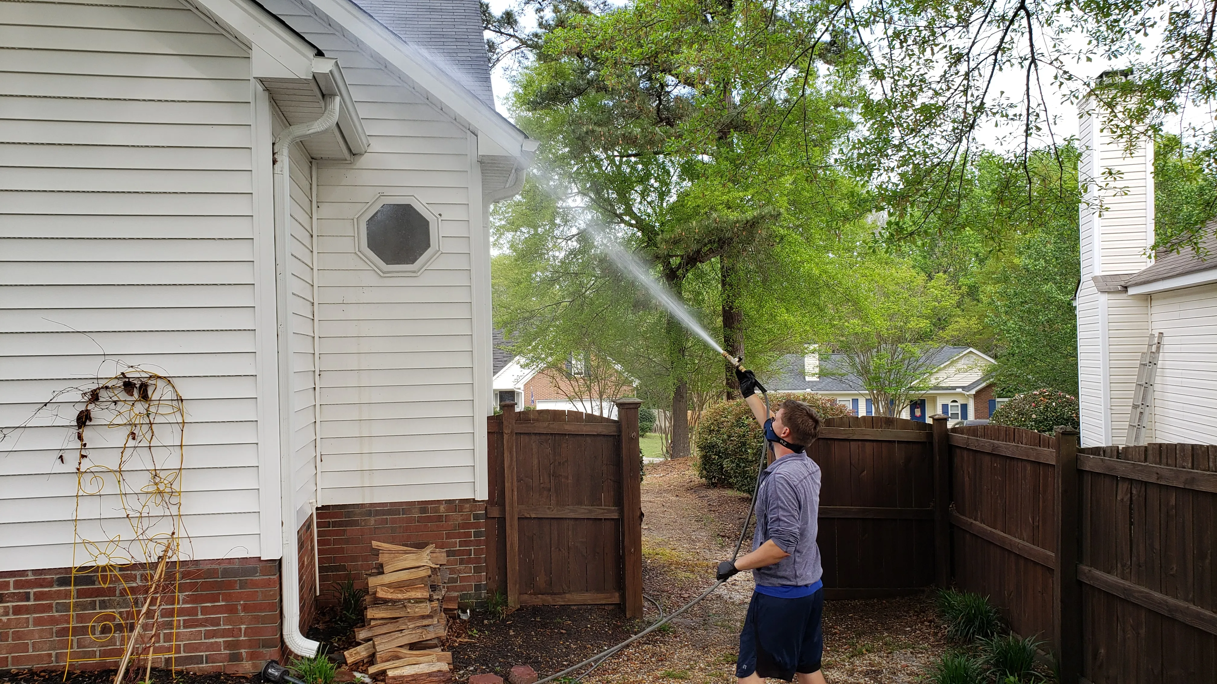 house washing for pollen season in lexington, sc