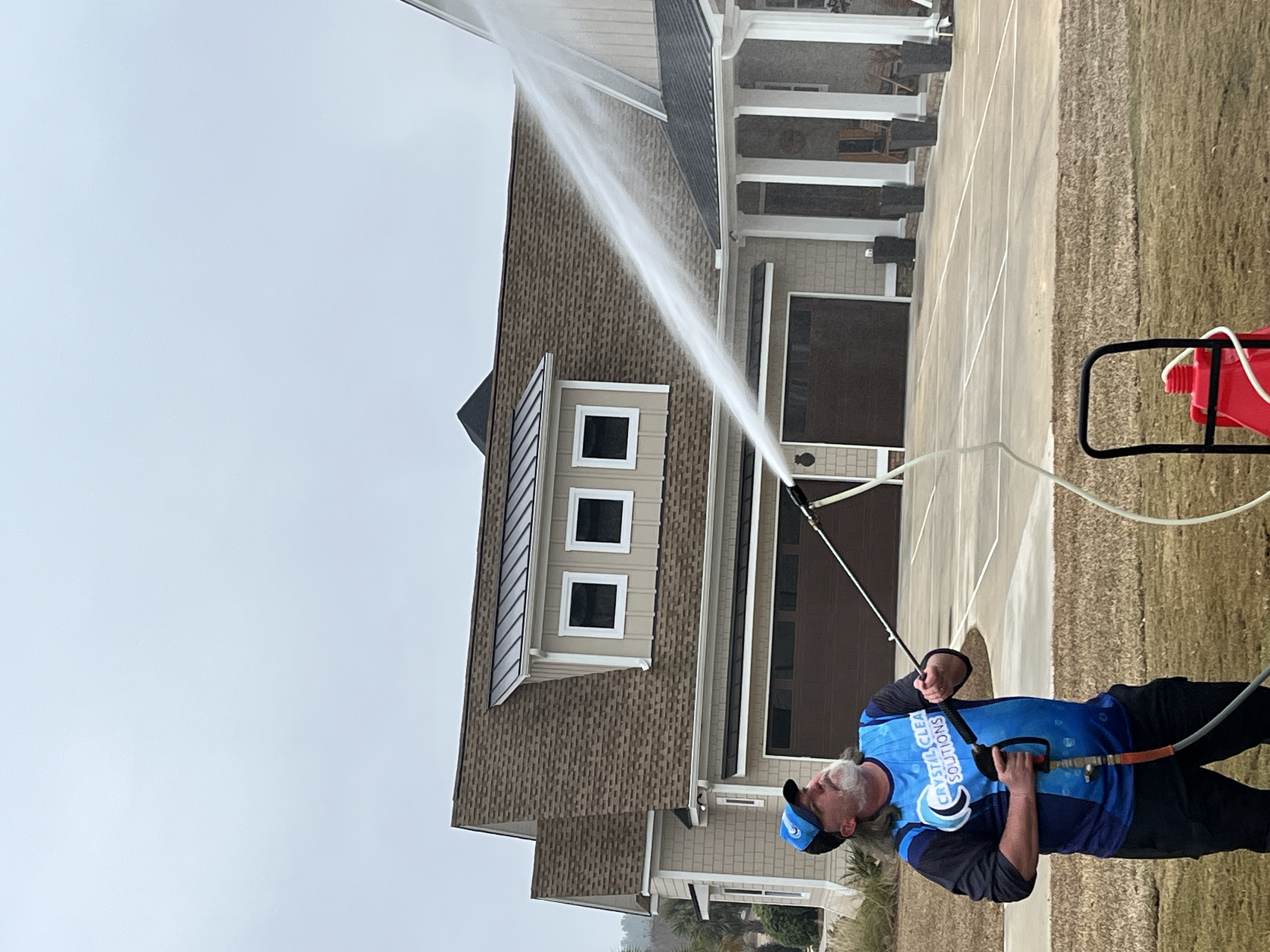 House pressure washing