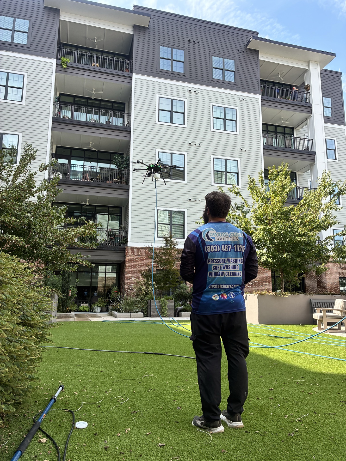 Exterior house cleaning