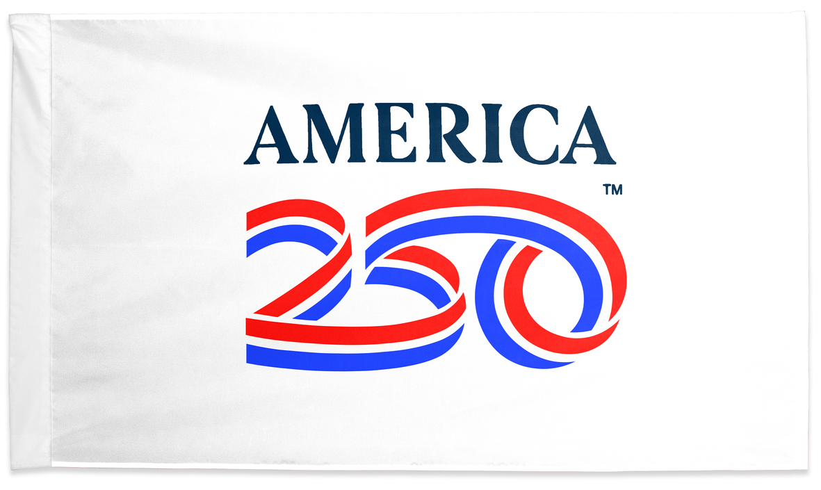 America 250 commemorative flag