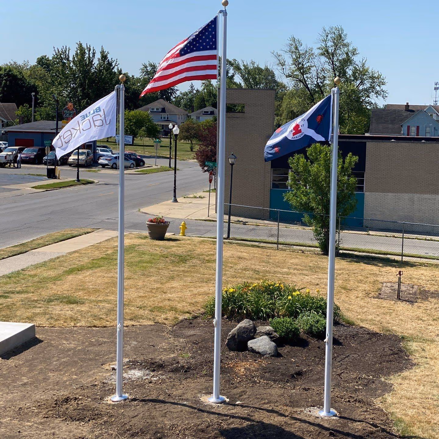 Multiple flag display by Knot Just Decks