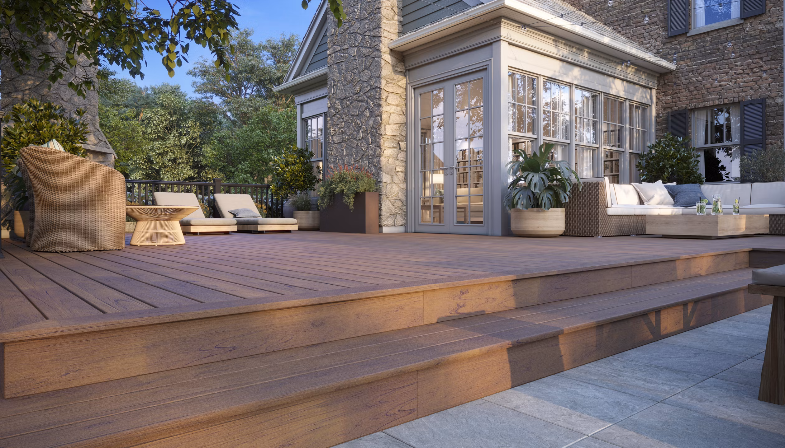 High-resolution composite deck plank surface by Knot Just Decks