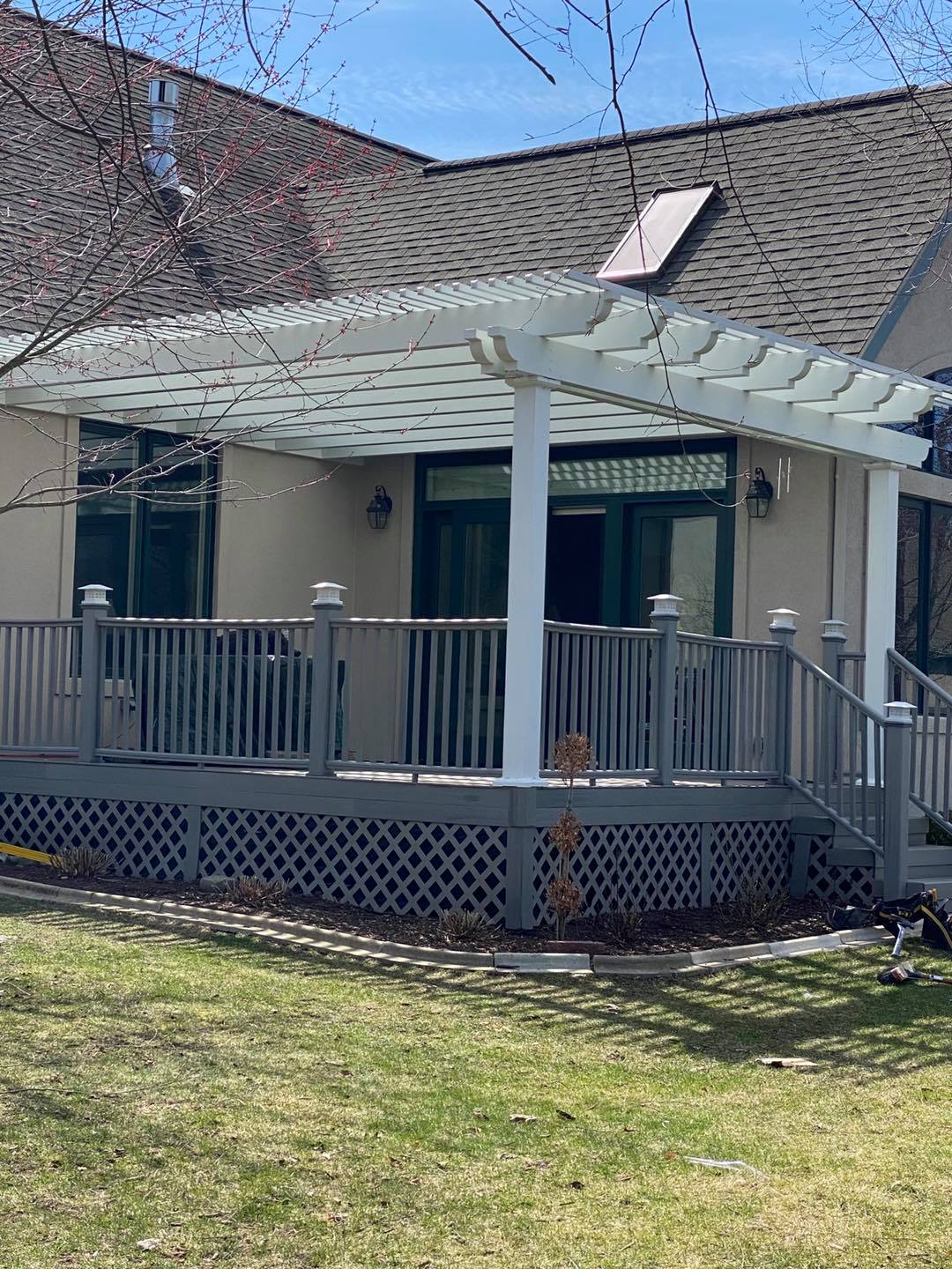 Premium composite deck design by Knot Just Decks