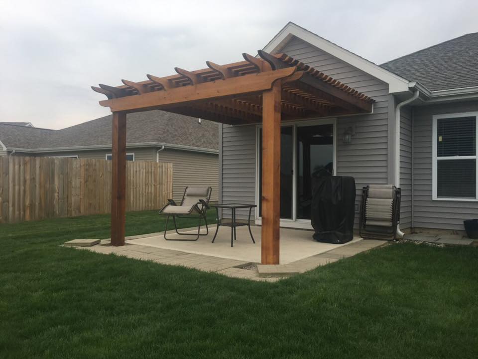 Wood deck project by Knot Just Decks