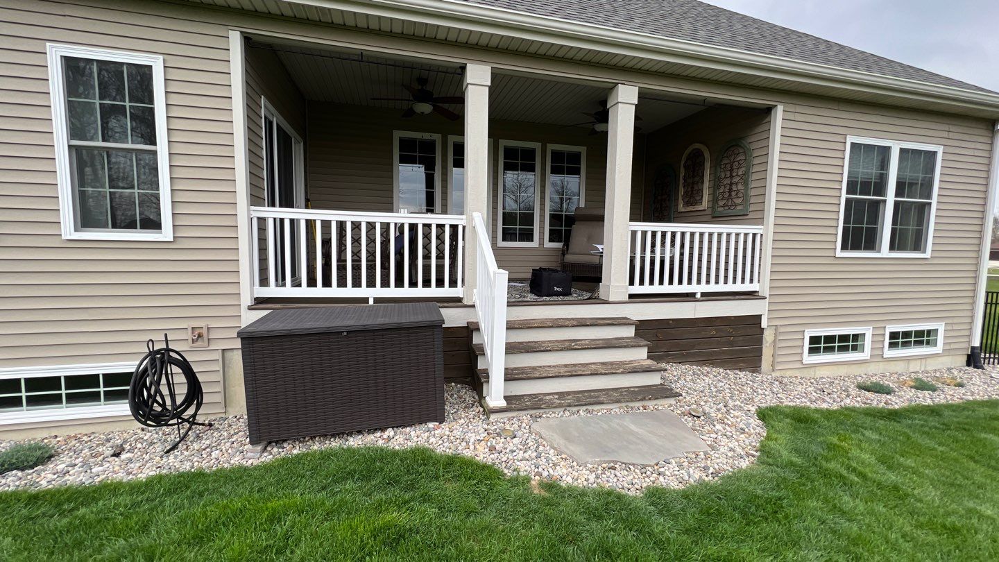 Trex composite deck by Knot Just Decks
