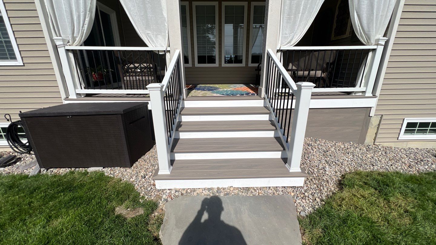 Trex composite decking by Knot Just Decks Fort Wayne