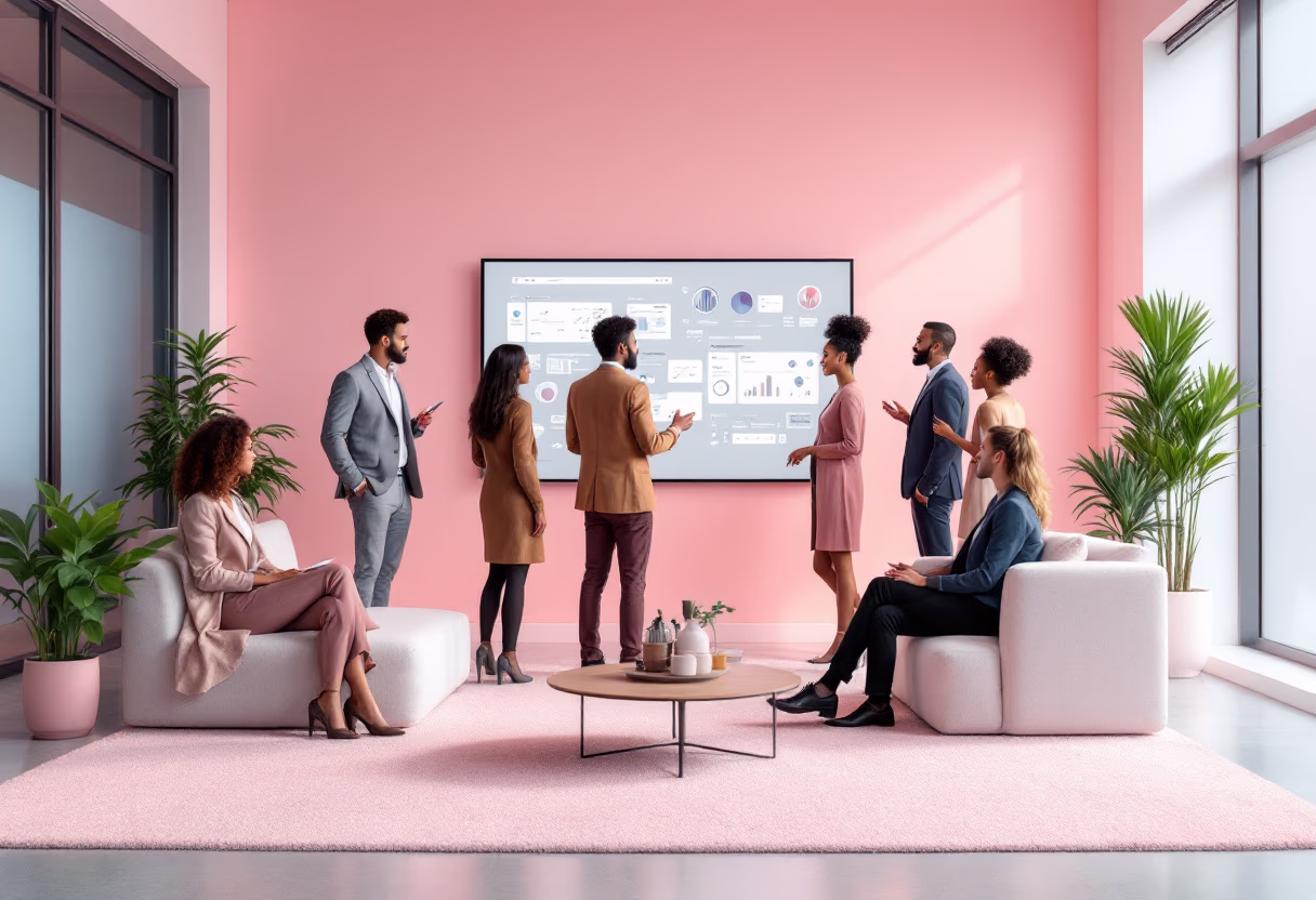 image of a tech conference (for a space tech)