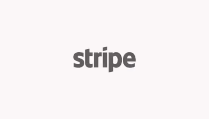 Stripe logo in gray text on a white background.