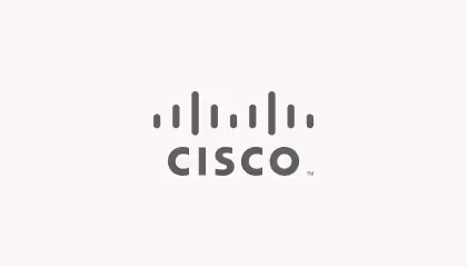 Cisco company logo with stylized vertical bars above the company name.