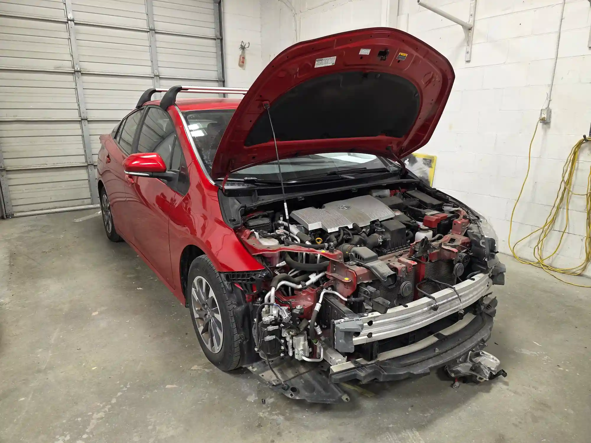 collision resulted sedan before restoration