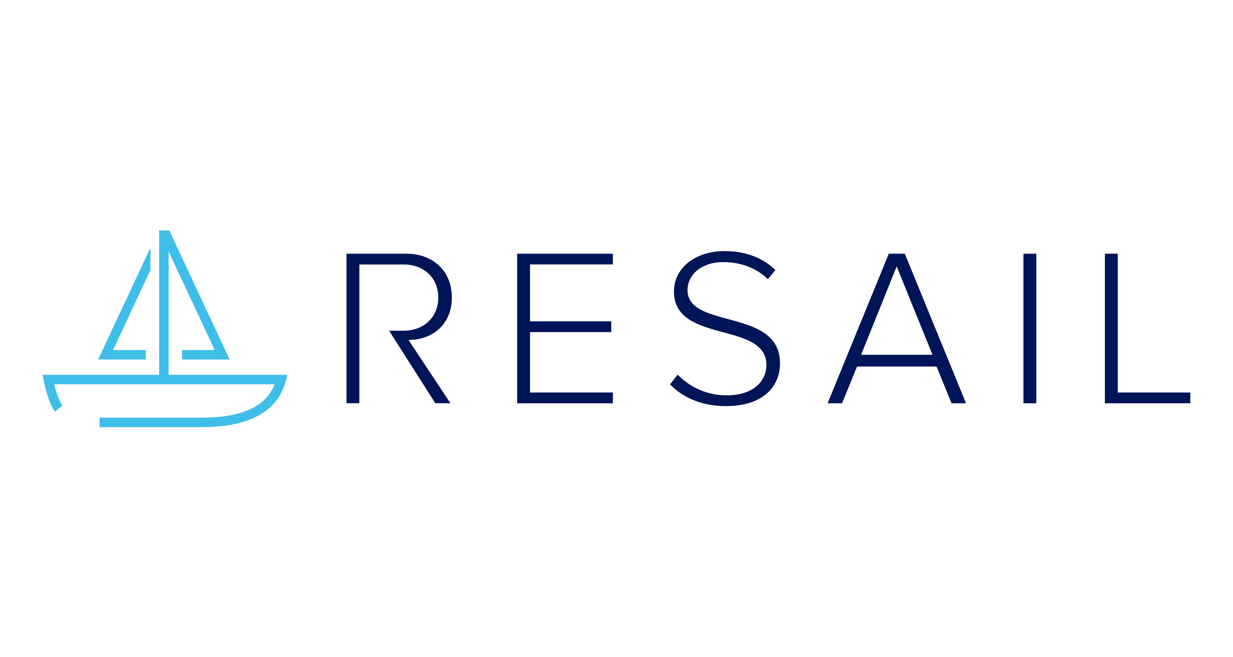 resail logo blue boat 
