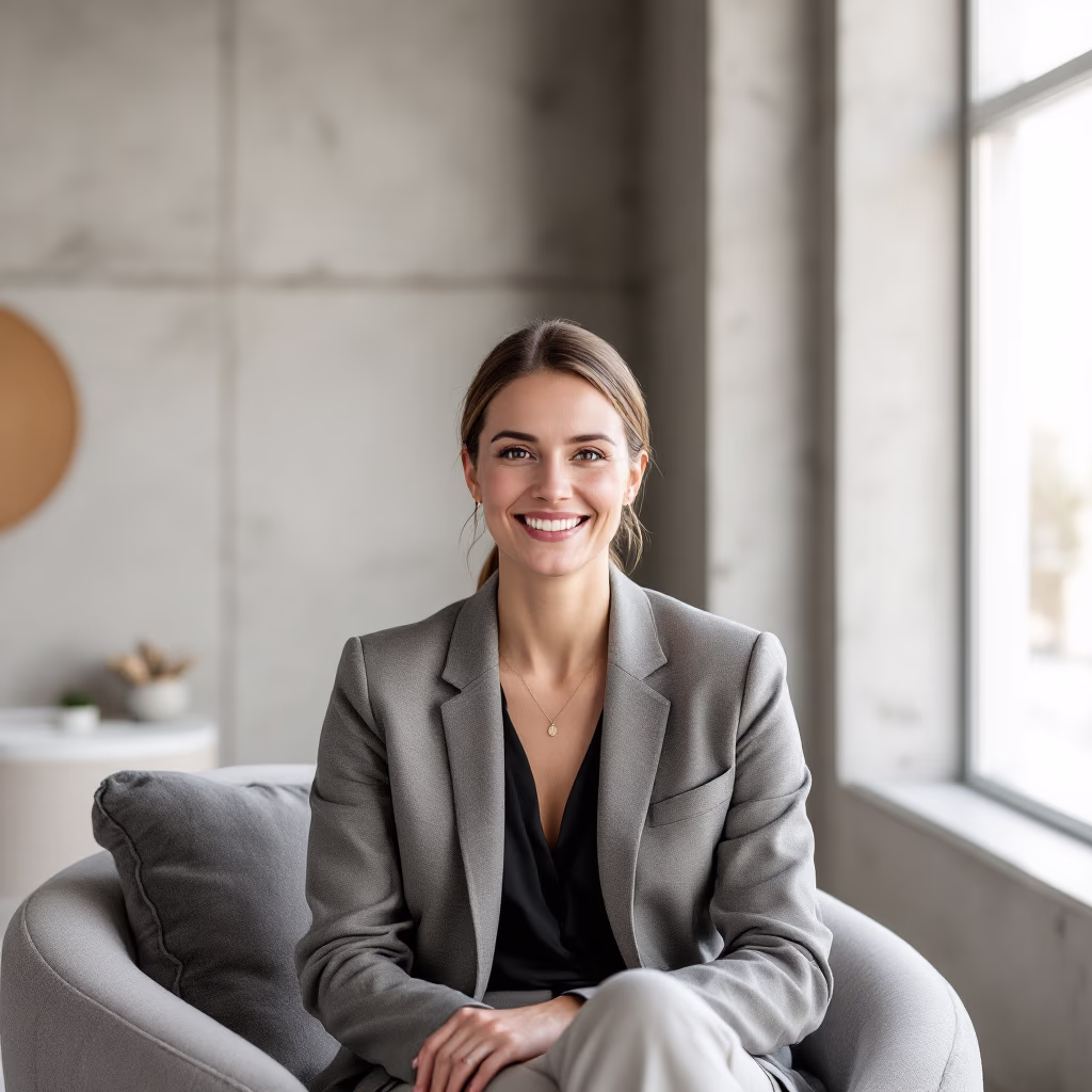 [headshot] image of a customer (for an interior design firm)