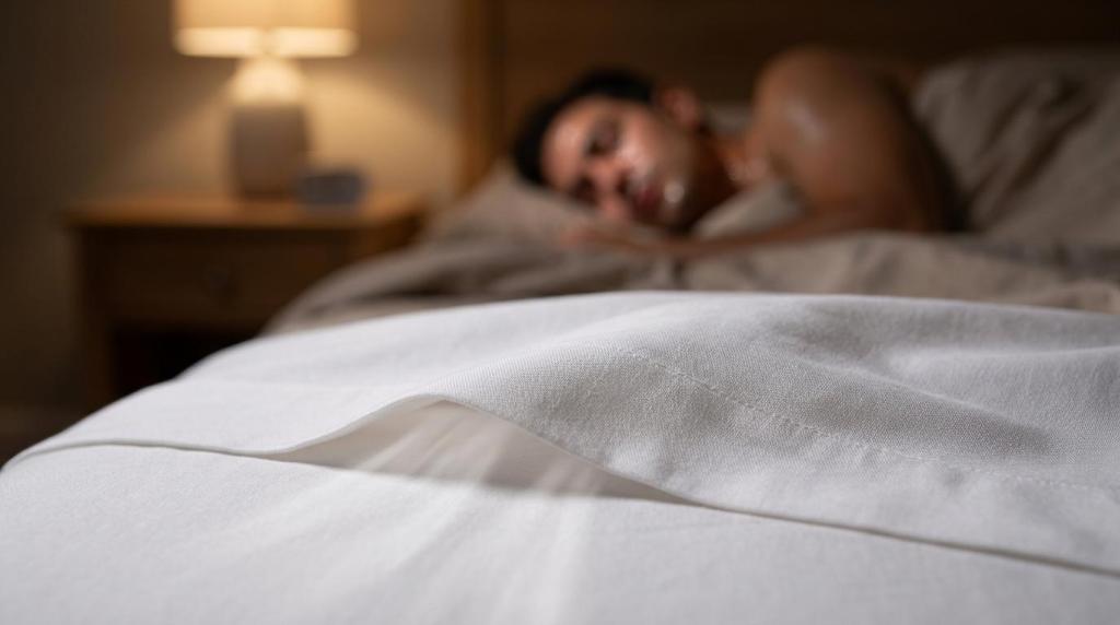 bed fan under sheets
