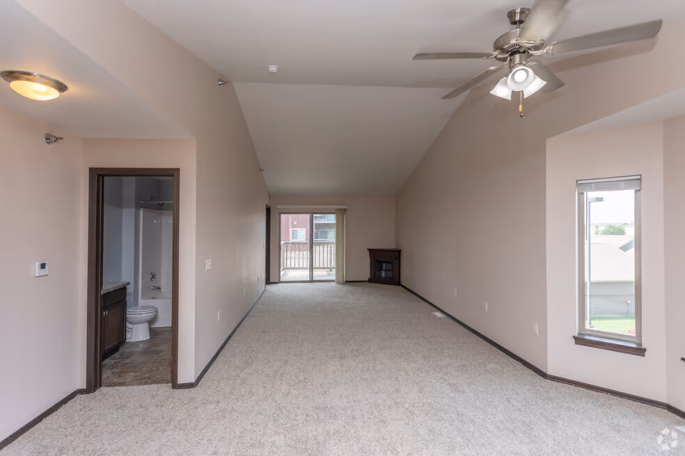 Sunset Villas apartment community view - Sioux Falls, SD