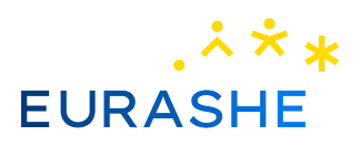 Illustration of a person running with a laptop surrounded by papers, charts, and coffee cups, with a globe in the background.