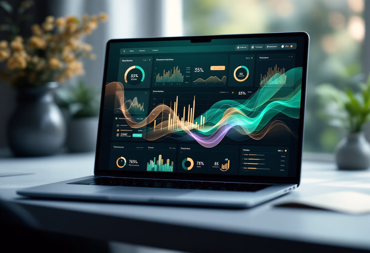 image of a business intelligence dashboard