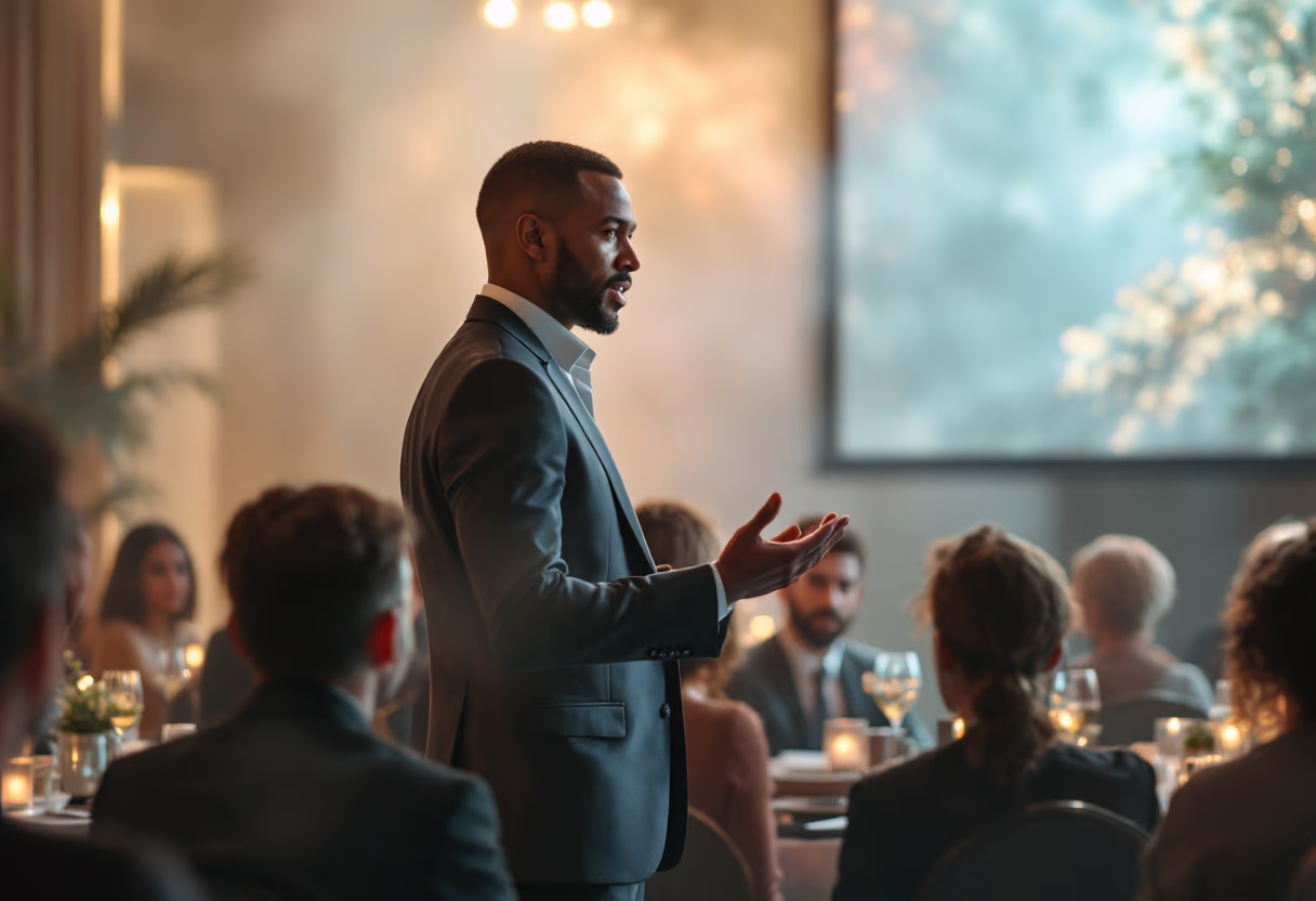 image of company event - digital marketing & advertising agency, presentation