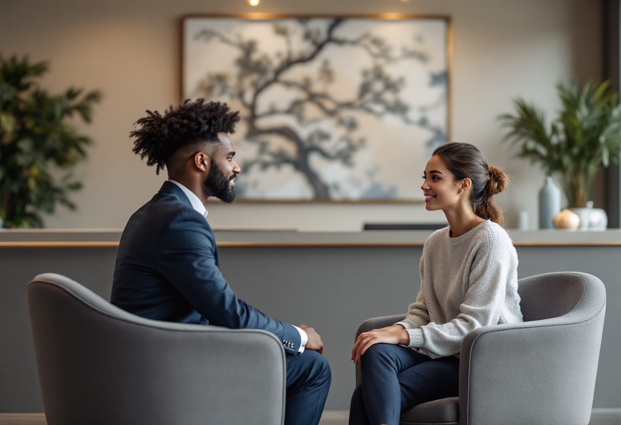 image of service center reception in auto dealership