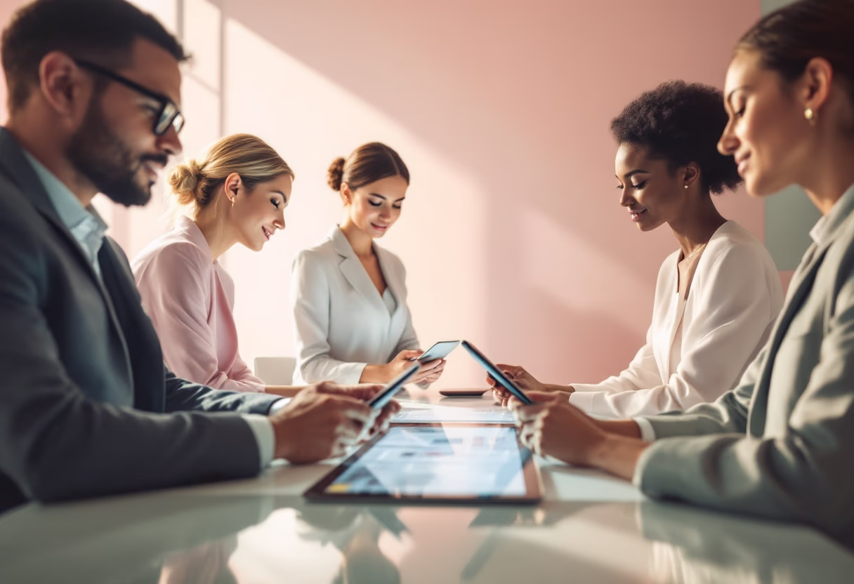 image of networking event (for a hr tech)