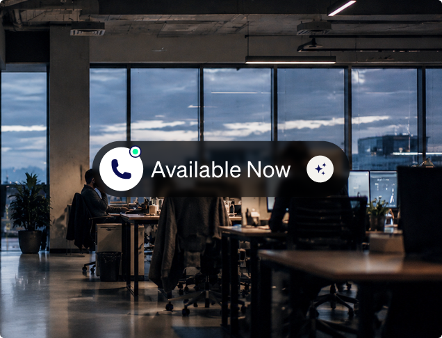 Customer support team available to assist policyholders through a digital claims service.
