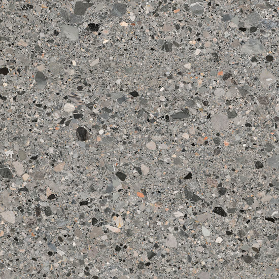 Porcelanosa Ceppo Stone tegel met grijze terrazzo-look