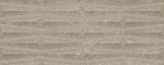 Porcelanosa Deco Beige Velluto structuurtegel, close-up van het reliëfpatroon