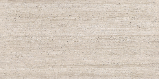 Porcelanosa Taranto Bone travertijnlook tegel in zachte beige kleur, close-up van de structuur