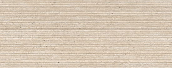 Porcelanosa Taranto Marfil tegel met subtiele streeptextuur in ivoorkleurige travertijnlook