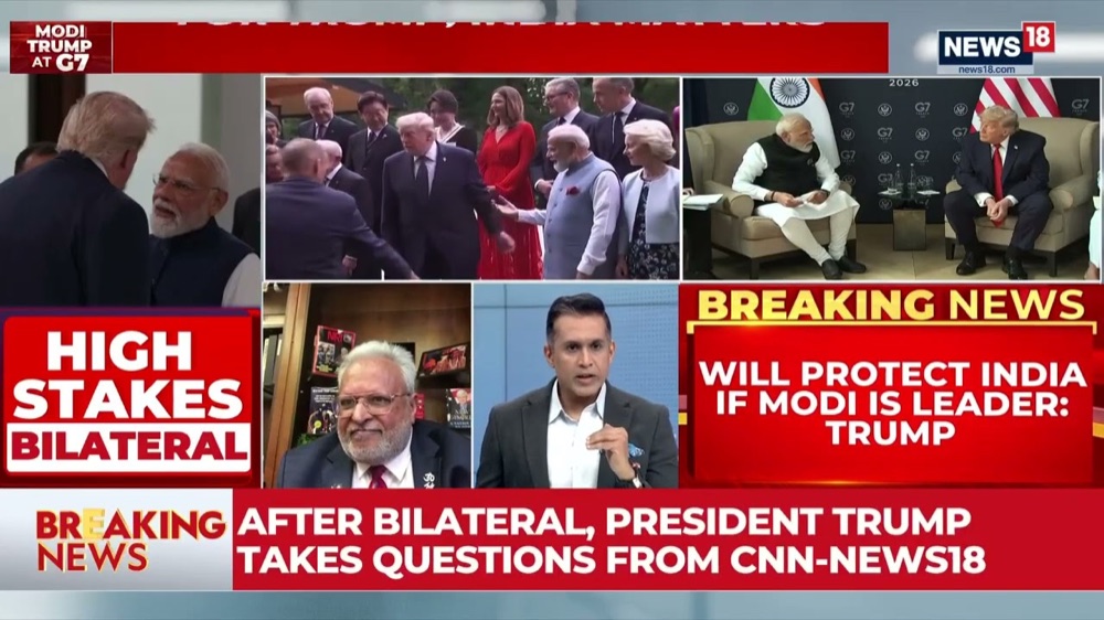 Shalabh Kumar with CNN-News18 on Trump's assurance to India