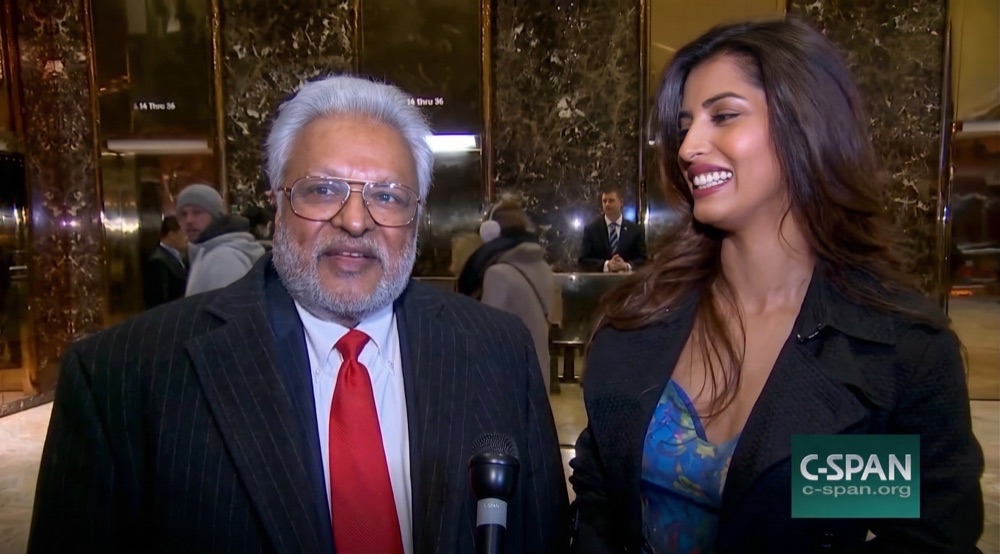 Shalli Kumar speaks to reporters at Trump Tower, C-SPAN