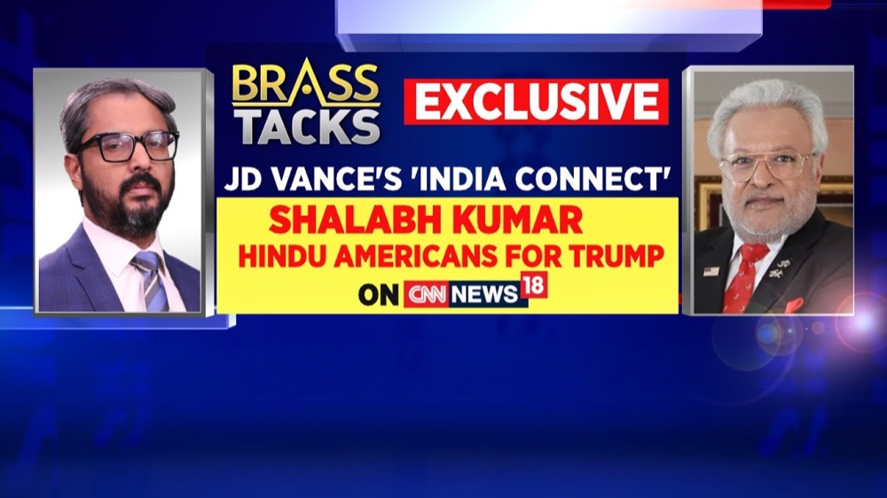 Shalabh Kumar interview with News18 on JD Vance India connect