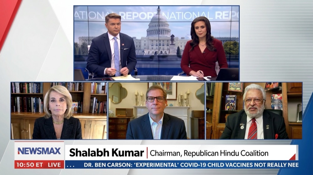 Shalabh Kumar on Newsmax National Report