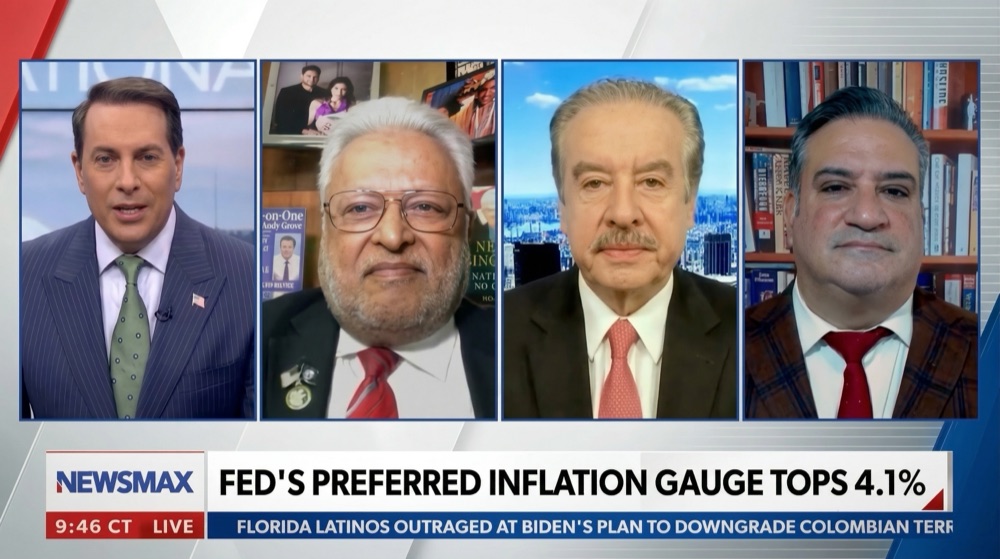 Part 1, Shalabh Kumar on Newsmax National Report