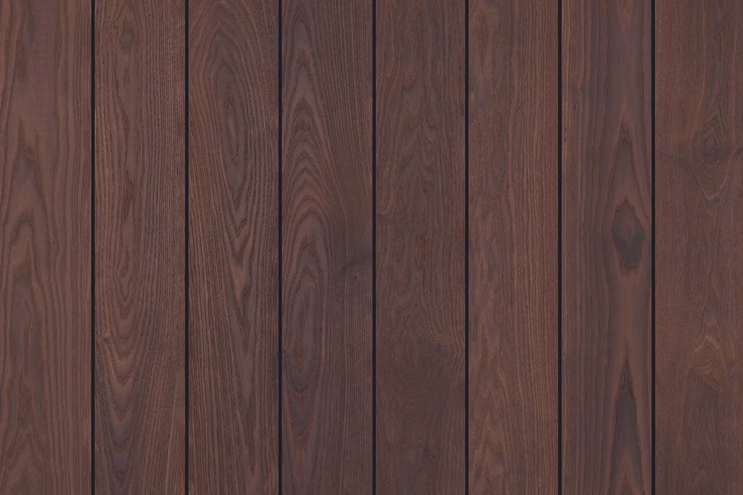Thermal Ash cladding in a dark brown tone