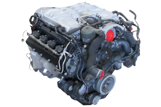 Remanufactured Jaguar engine for engine replacement, OEM-spec assembly remanufactured in-house. 