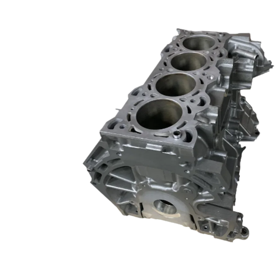 Jaguar engine block in-house for reliable engine replacement.