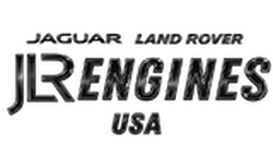 Text logo reading 'JLR ENGINES USA' with stylized and italicized font.