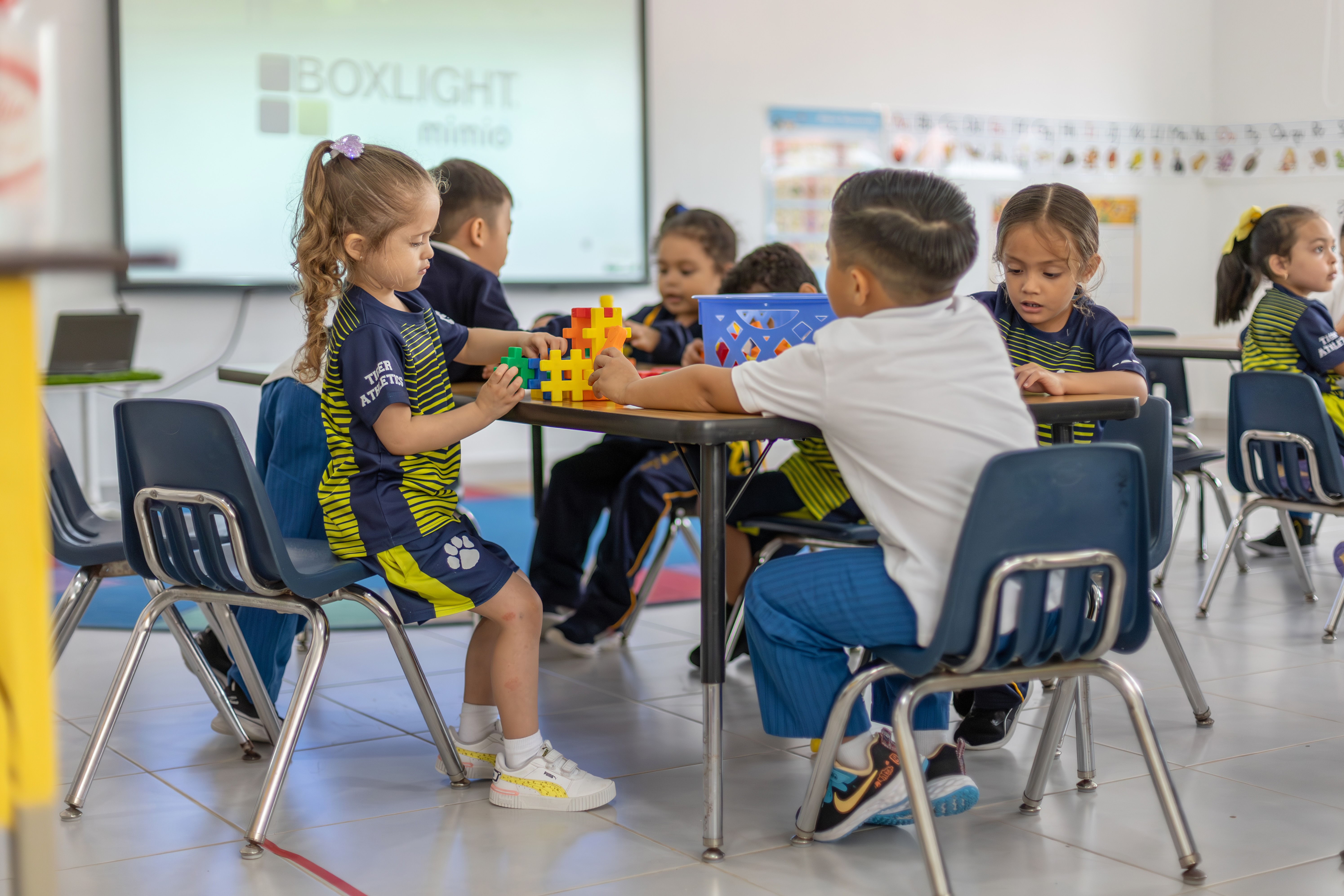 Student engaged in learning